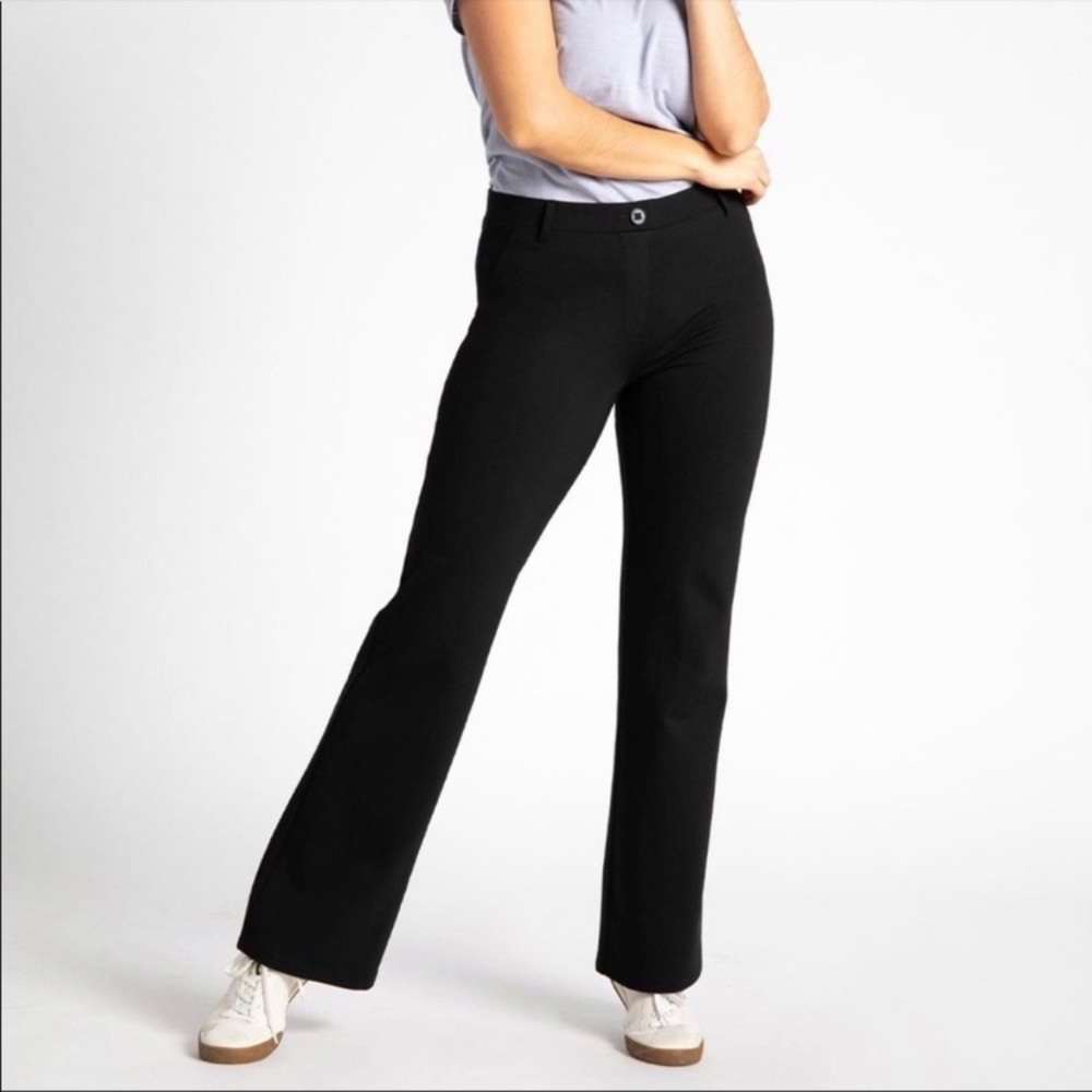 Betabrand Classic Straight Leg Yoga Pants